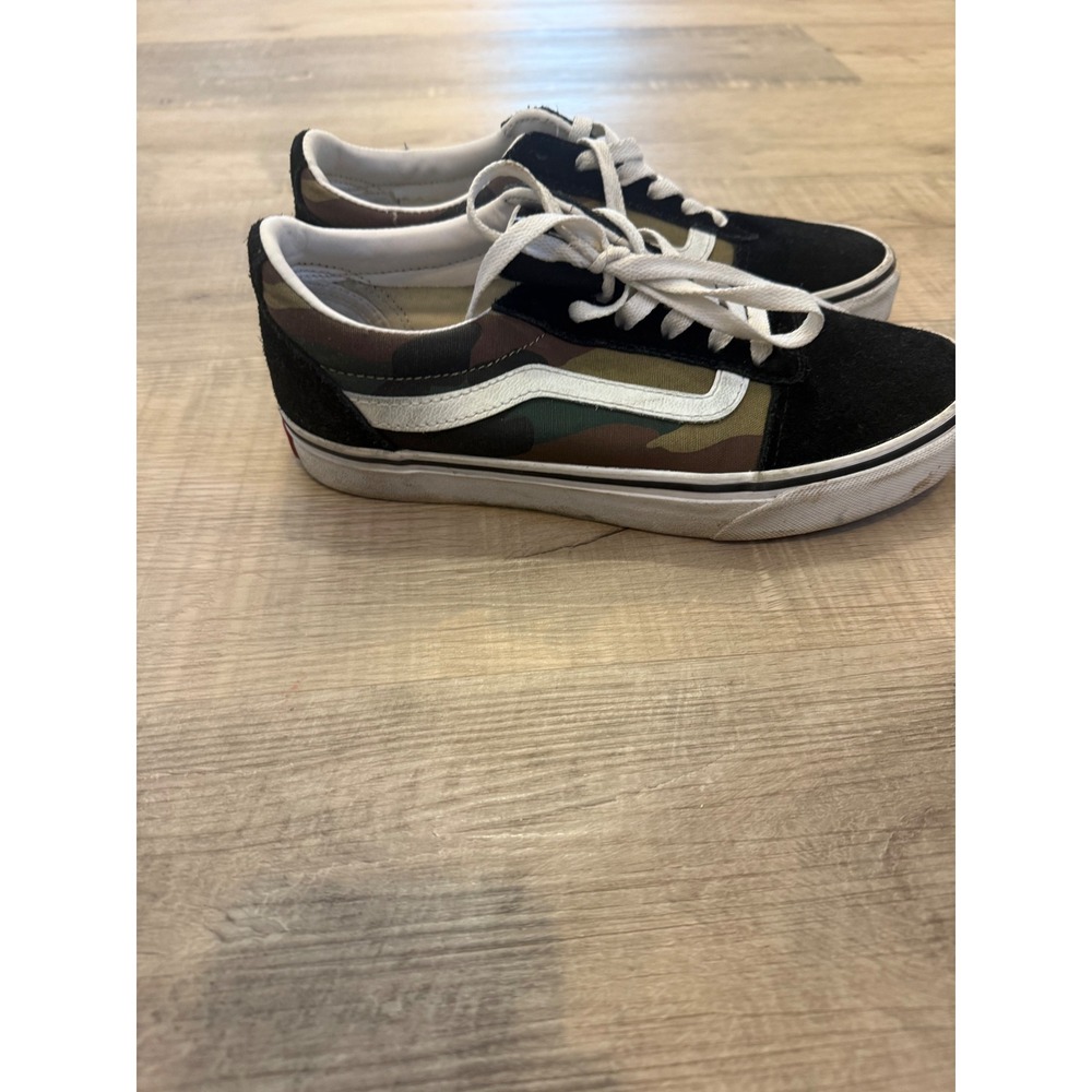 Vans Ward Low Camo/Black‎ Sneakers – Women's 7.5